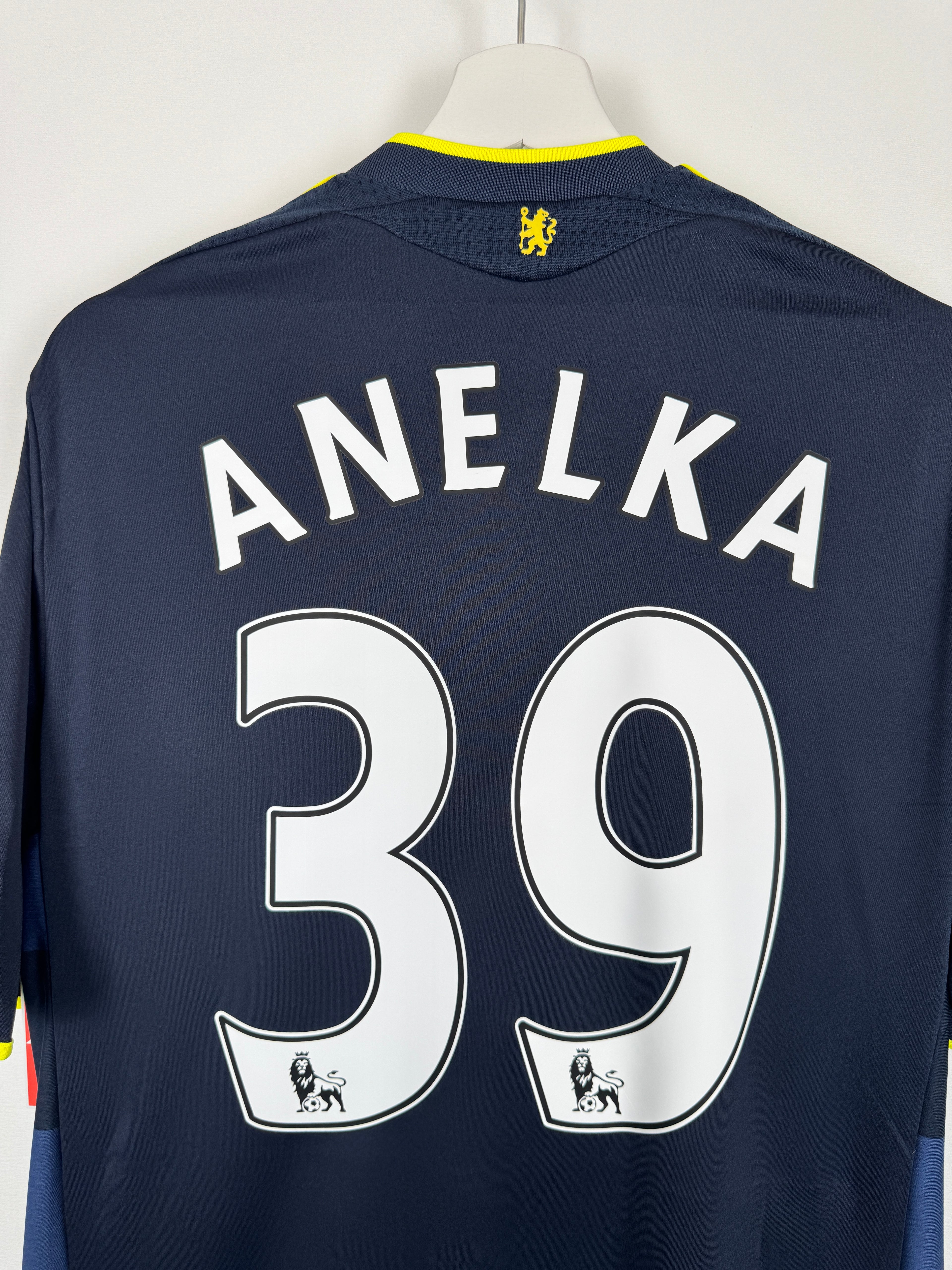 CHELSEA 2009/2010 AWAY FOOTBALL SHIRT - ANELKA #39 (M)