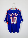 FRANCE NATIONAL FOOTBALL TEAM 1998 HOME JERSEY - ZIDANE #10 (XL)