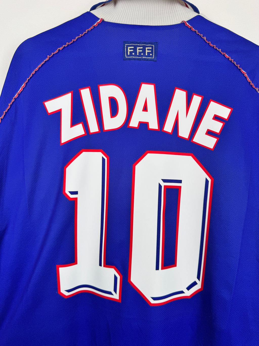 FRANCE NATIONAL FOOTBALL TEAM 1998 HOME JERSEY - ZIDANE #10 (XL)