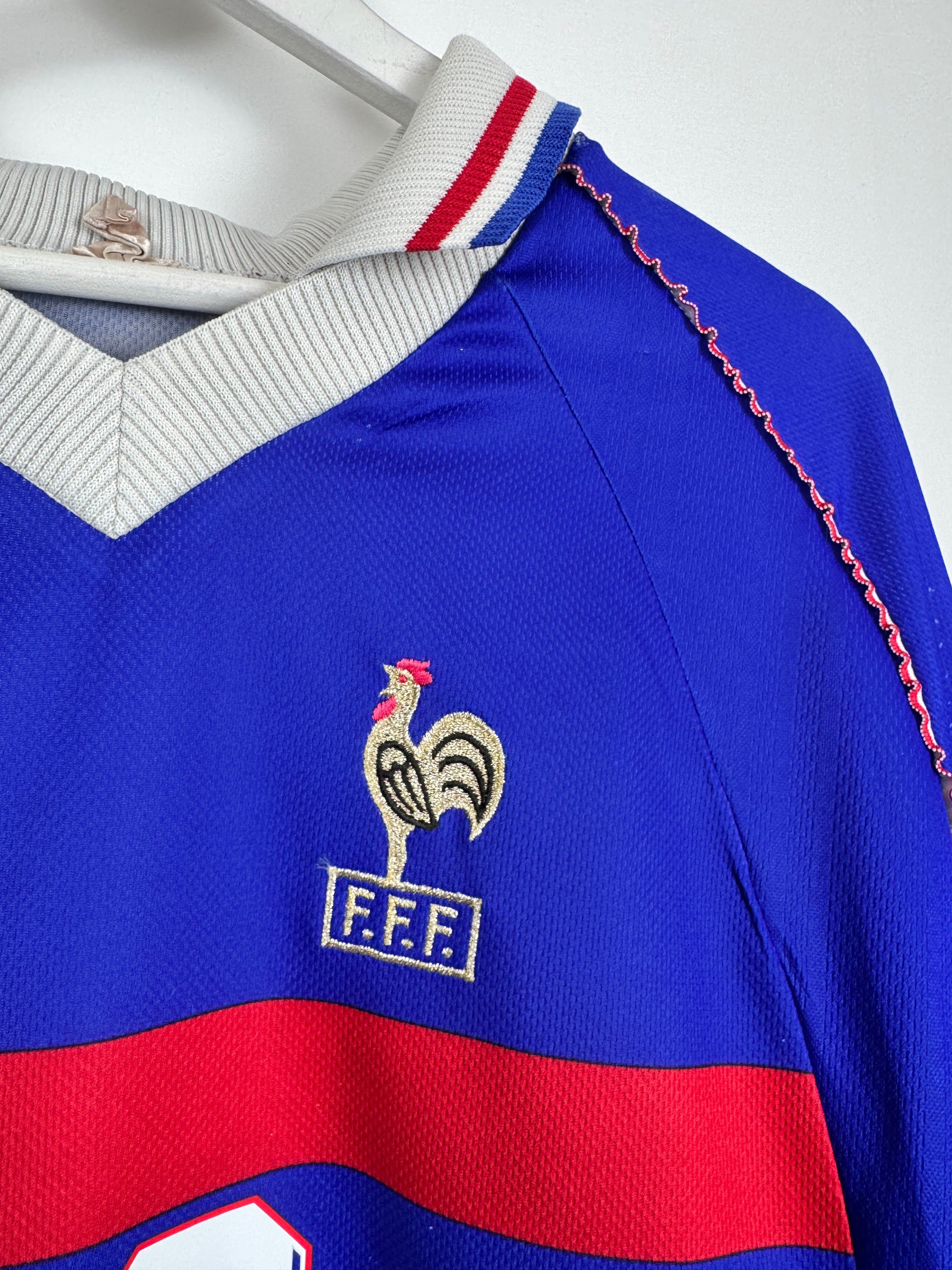 CAMISETA DE FÚTBOL SELECCIÓN DE FRANCIA 1998 LOCAL - ZIDANE #10 (XL)