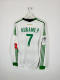 SAINT-ÉTIENNE FOOTBALL JERSEY 2011/2012 AWAY LONG SLEEVE PLAYER ISSUE - AUBAMEYANG.P #7 (XL)