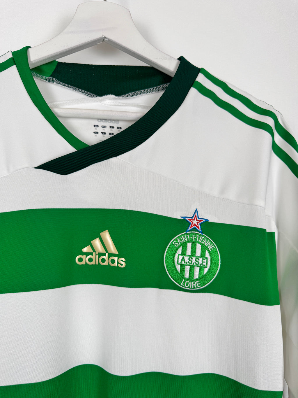 SAINT-ÉTIENNE FOOTBALL JERSEY 2011/2012 AWAY LONG SLEEVE PLAYER ISSUE - AUBAMEYANG.P #7 (XL)