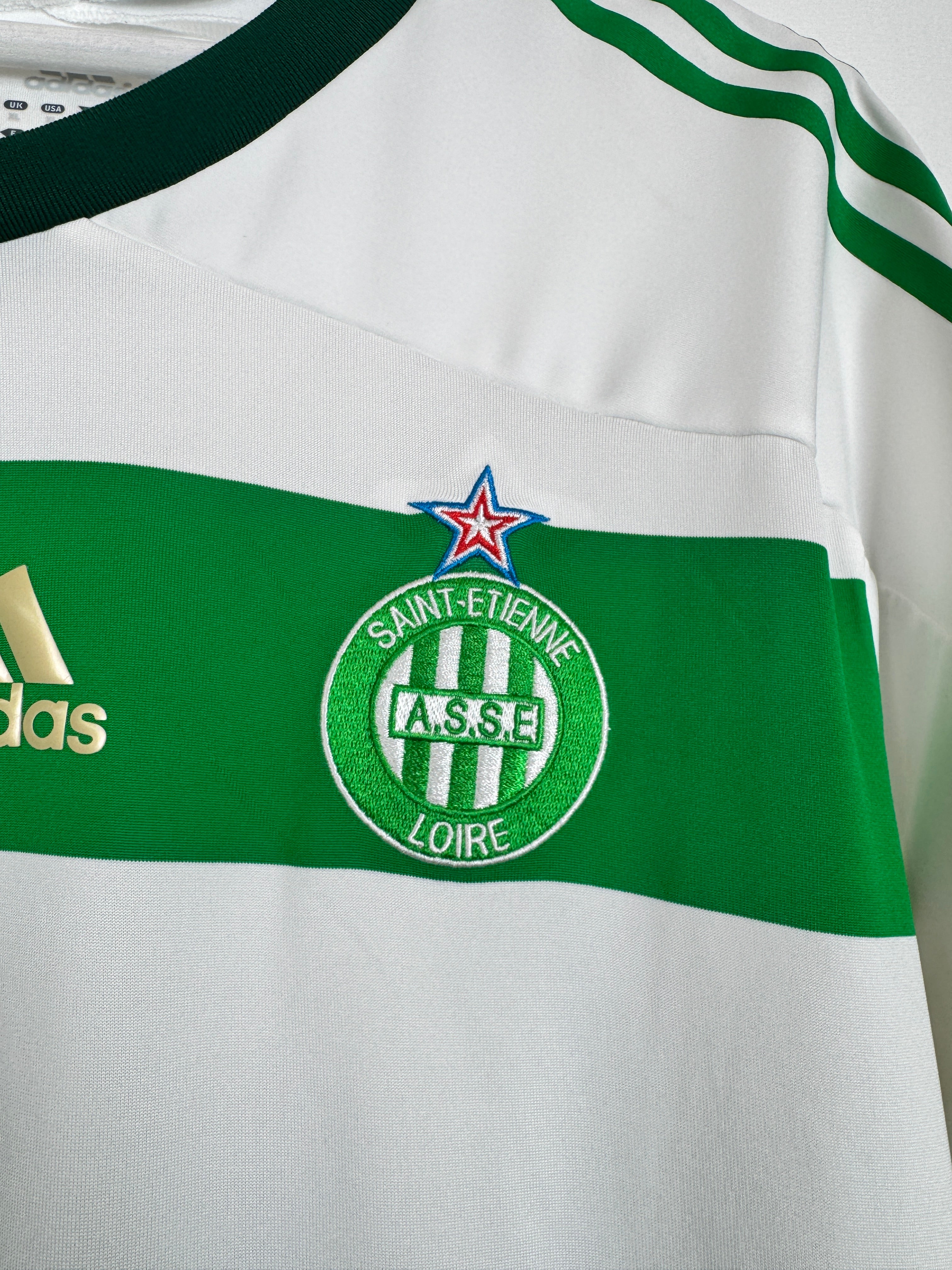 SAINT-ÉTIENNE FOOTBALL JERSEY 2011/2012 AWAY LONG SLEEVE PLAYER ISSUE - AUBAMEYANG.P #7 (XL)