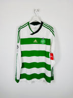 SAINT-ÉTIENNE FOOTBALL JERSEY 2011/2012 AWAY LONG SLEEVE PLAYER ISSUE - AUBAMEYANG.P #7 (XL)