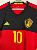 BELGIUM 2016 HOME FOOTBALL JERSEY - E.HAZARD #10 (M)