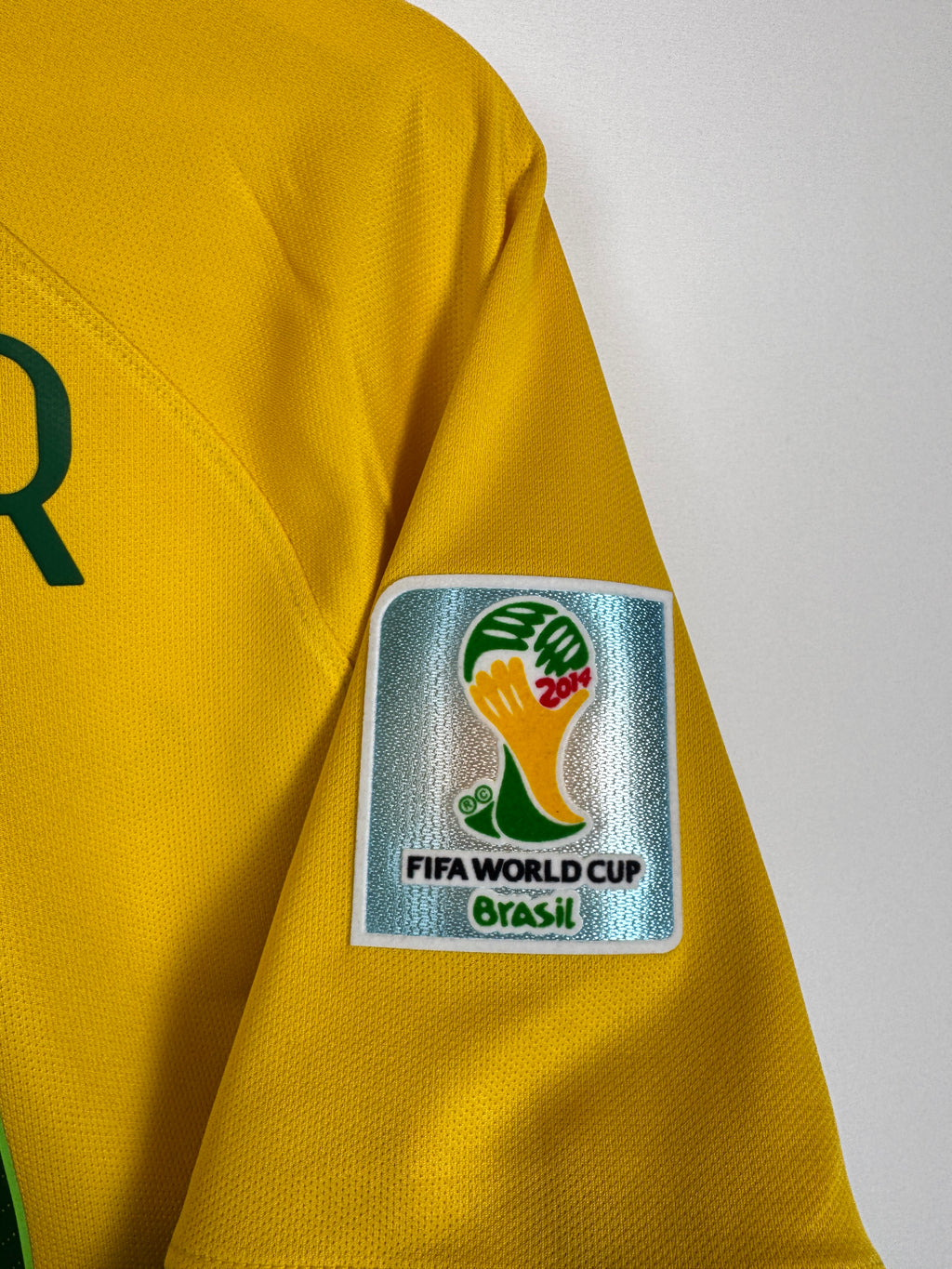 BRAZIL 2014 HOME FOOTBALL SHIRT - NEYMAR JR #10 (M)
