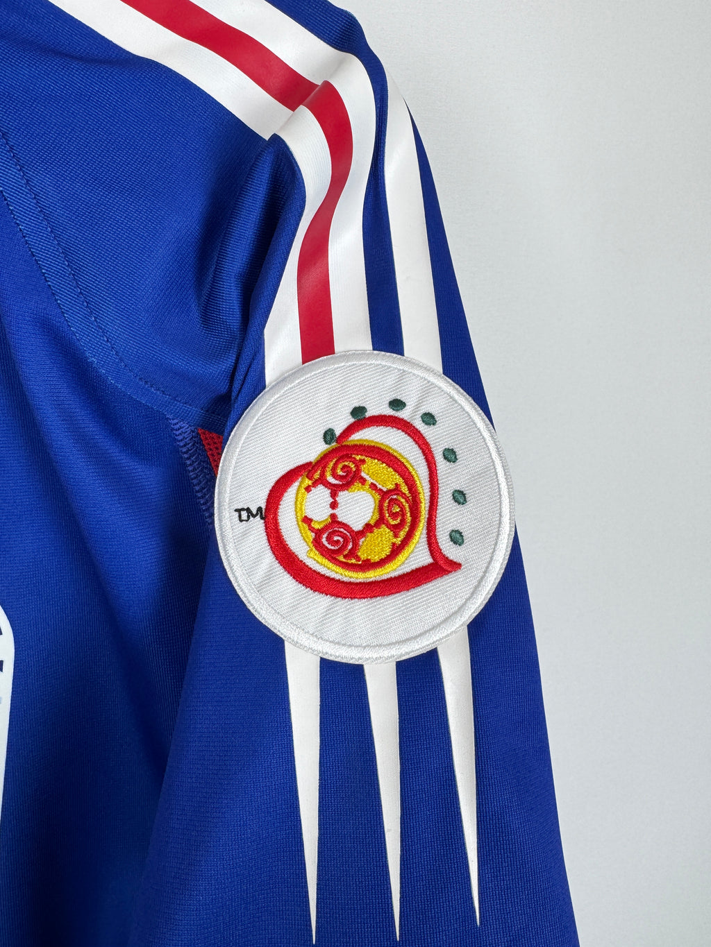 FRANCE NATIONAL FOOTBALL TEAM HOME JERSEY 2004 - ZIDANE #10 (S)
