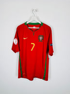 PORTUGAL 2008 HOME FOOTBALL JERSEY - C.RONALDO #7 (L)