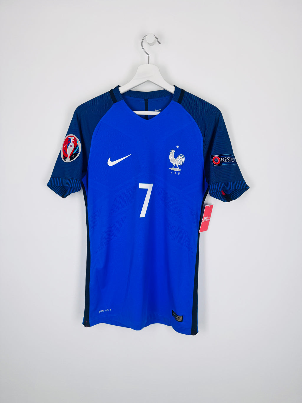 MAILLOT DE FOOTBALL ÉQUIPE DE FRANCE 2016 DOMICILE PRO PLAYER - ANTOINE GRIEZMANN #7 (S)