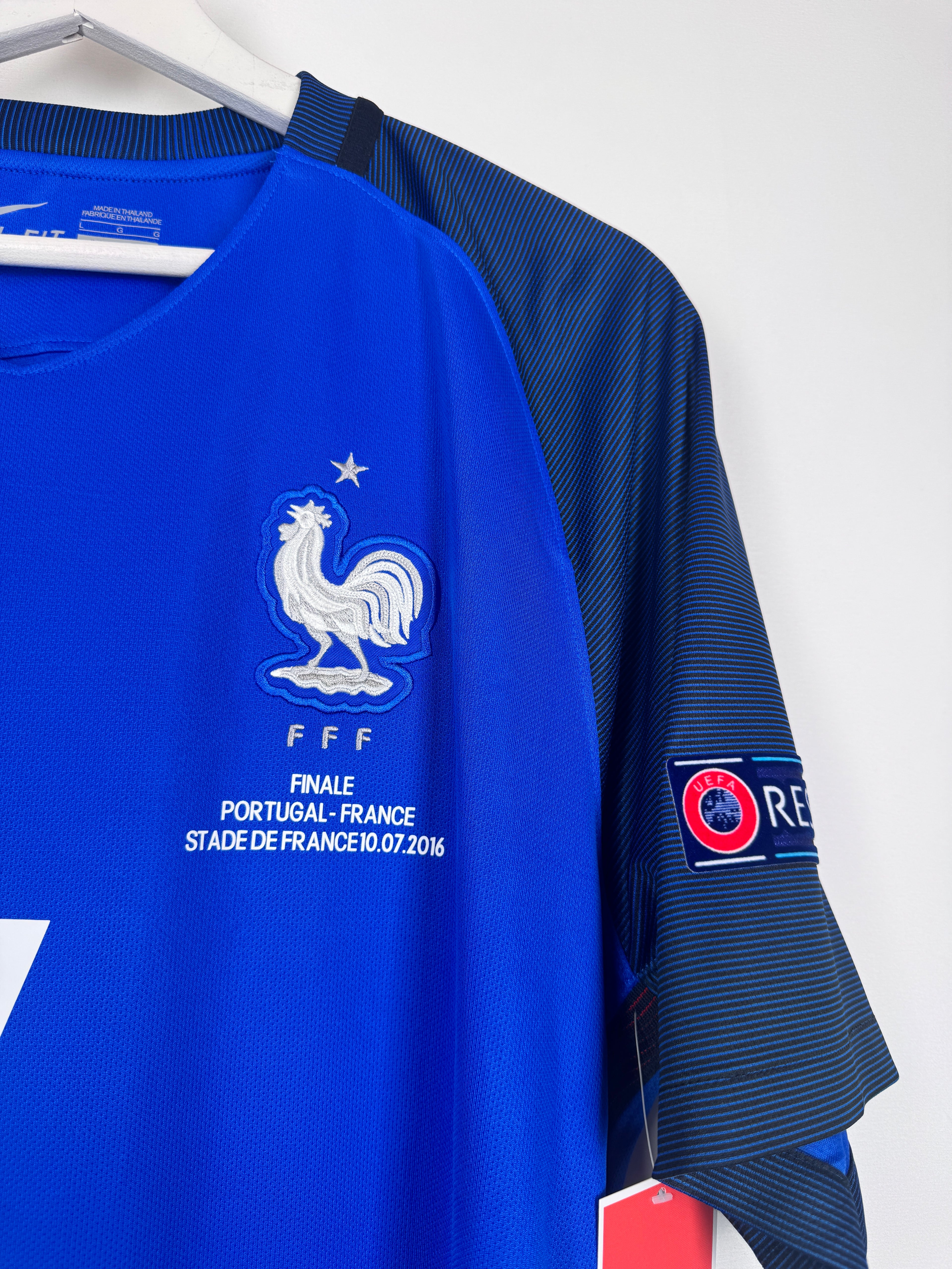 MAILLOT DE FOOTBALL ÉQUIPE DE FRANCE 2016 DOMICILE - ANTOINE GRIEZMANN #7 (L)