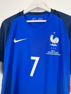 MAILLOT DE FOOTBALL ÉQUIPE DE FRANCE 2016 DOMICILE - ANTOINE GRIEZMANN #7 (L)