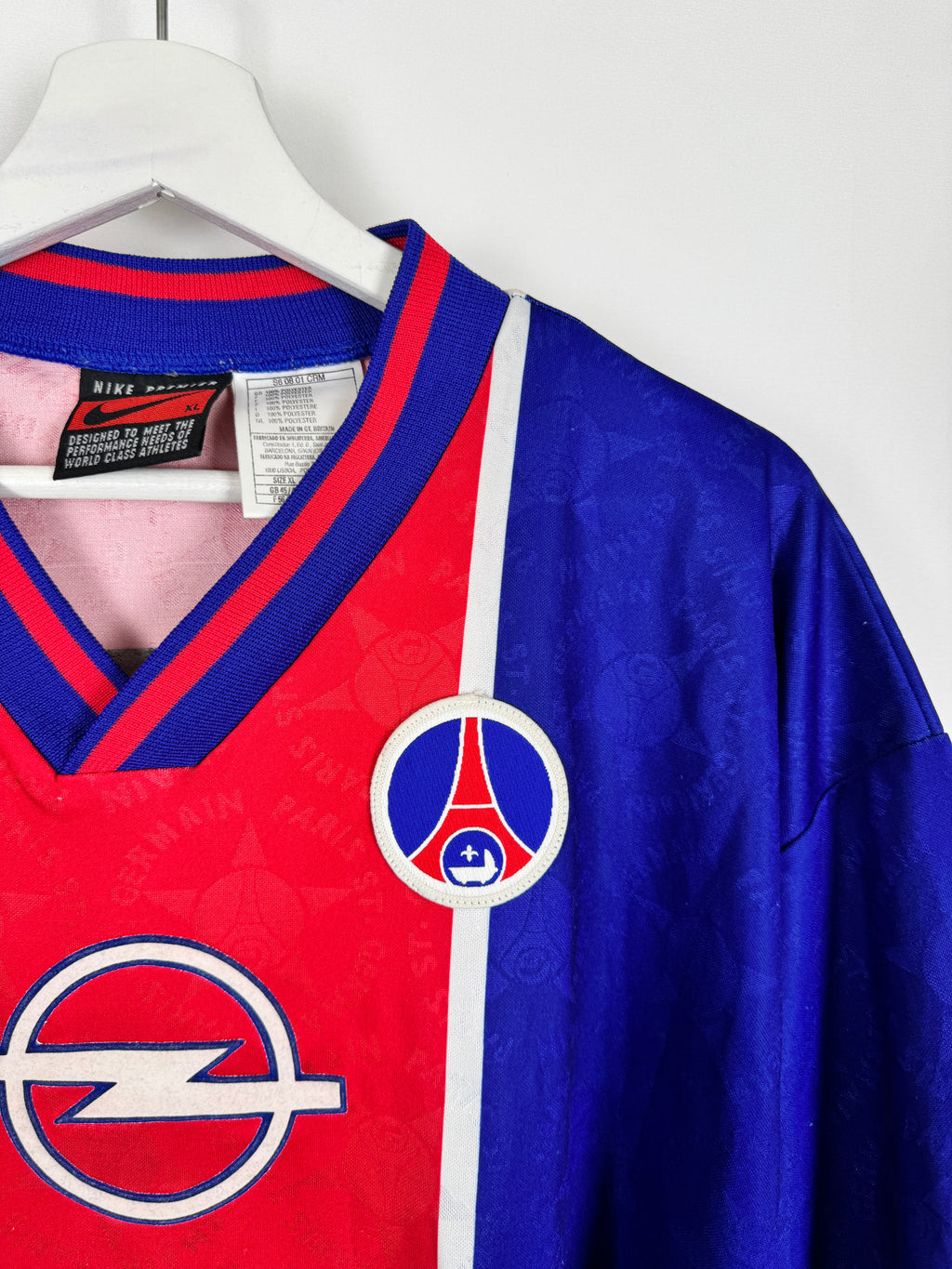 PSG FOOTBALL SHIRT 1995/1996 HOME - MAY 8, 1996 (XL)