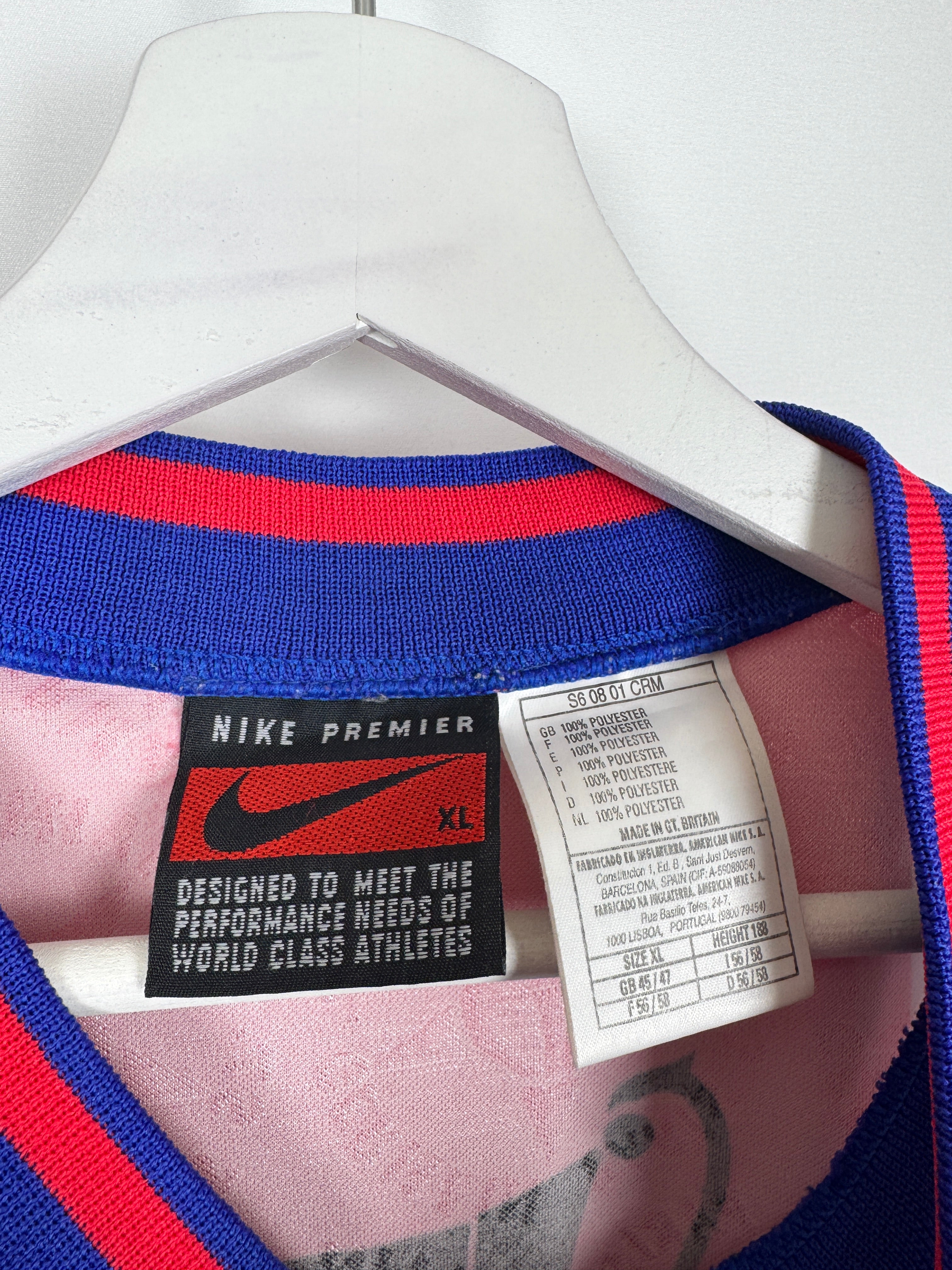 PSG FOOTBALL SHIRT 1995/1996 HOME - MAY 8, 1996 (XL)
