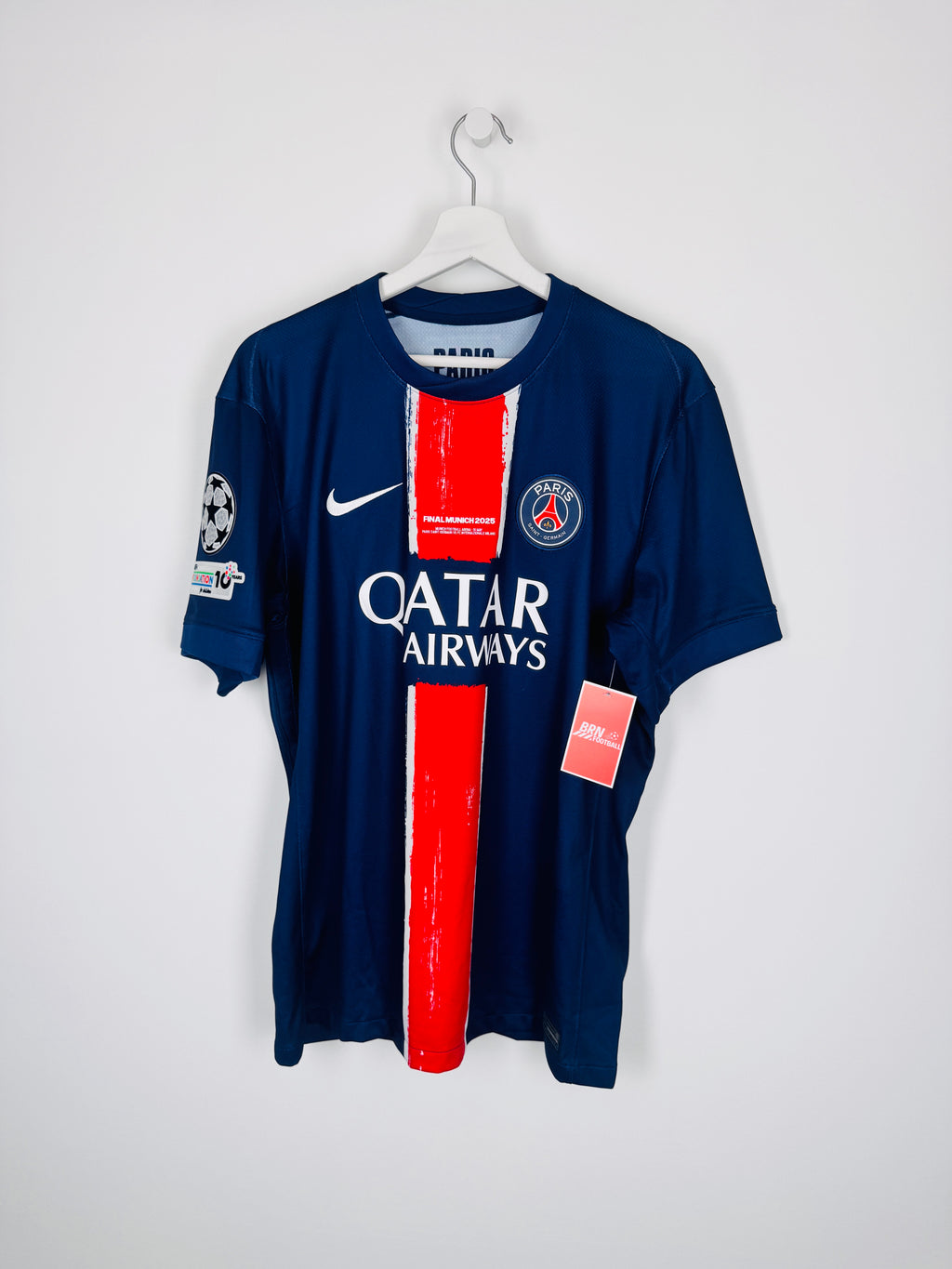 PSG FOOTBALL JERSEY 1997/1998 HOME - NGOTTY #4 (S)