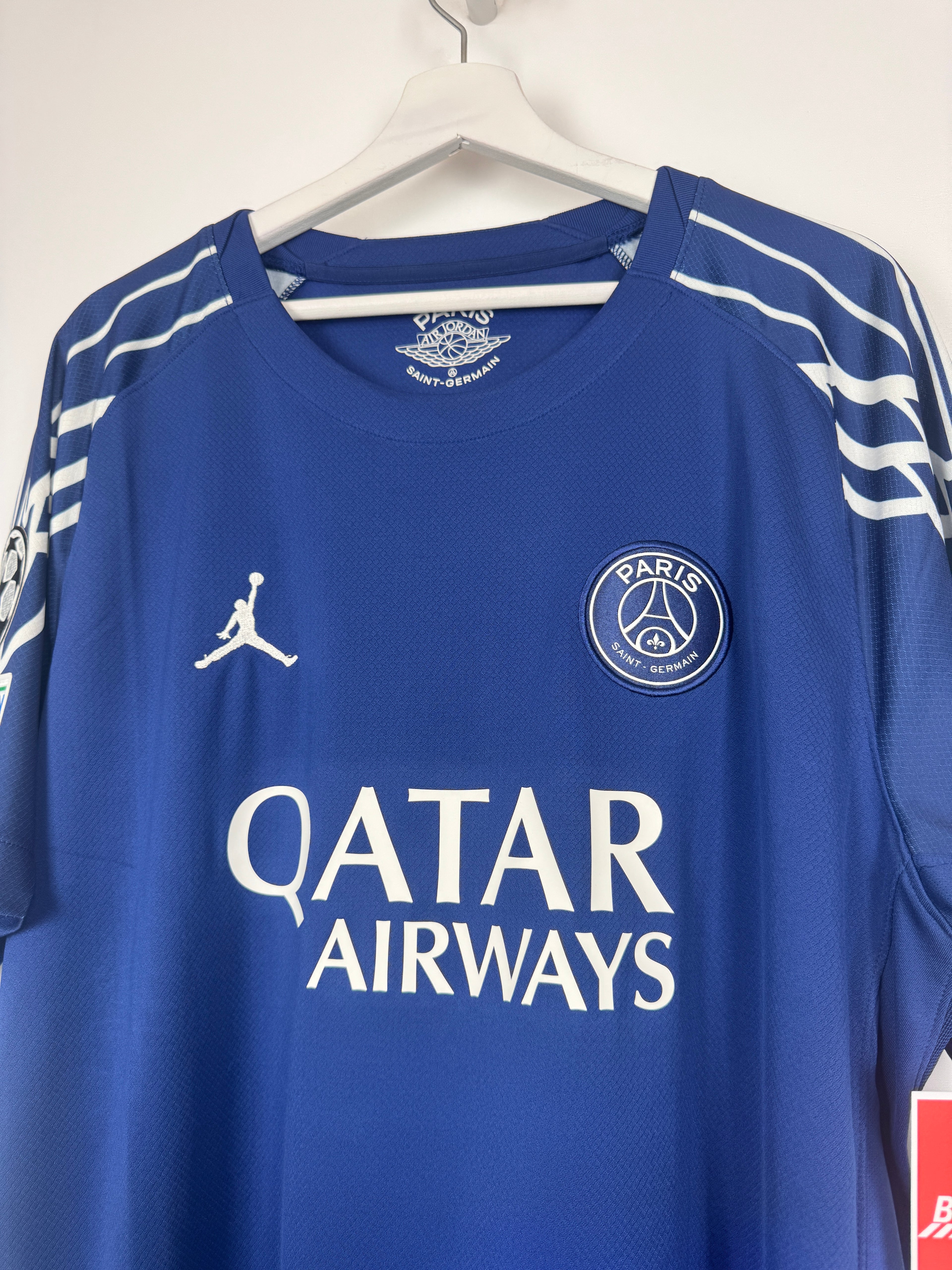 PSG FOOTBALL JERSEY 1997/1998 HOME - NGOTTY #4 (S)
