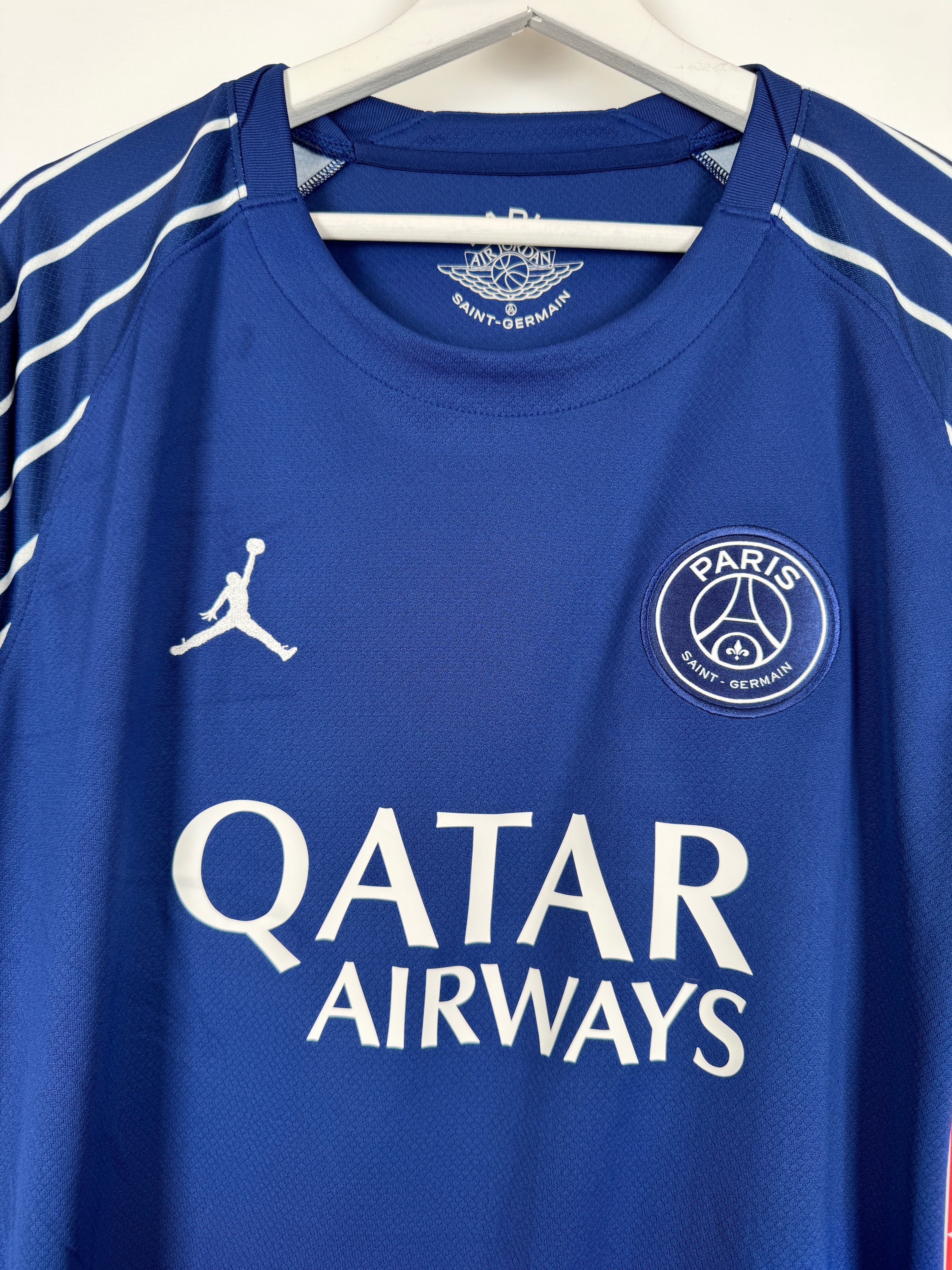 PSG 2024/2025 FOURTH FOOTBALL JERSEY LONG SLEEVE NEW - D.DOUÉ #14 (L)