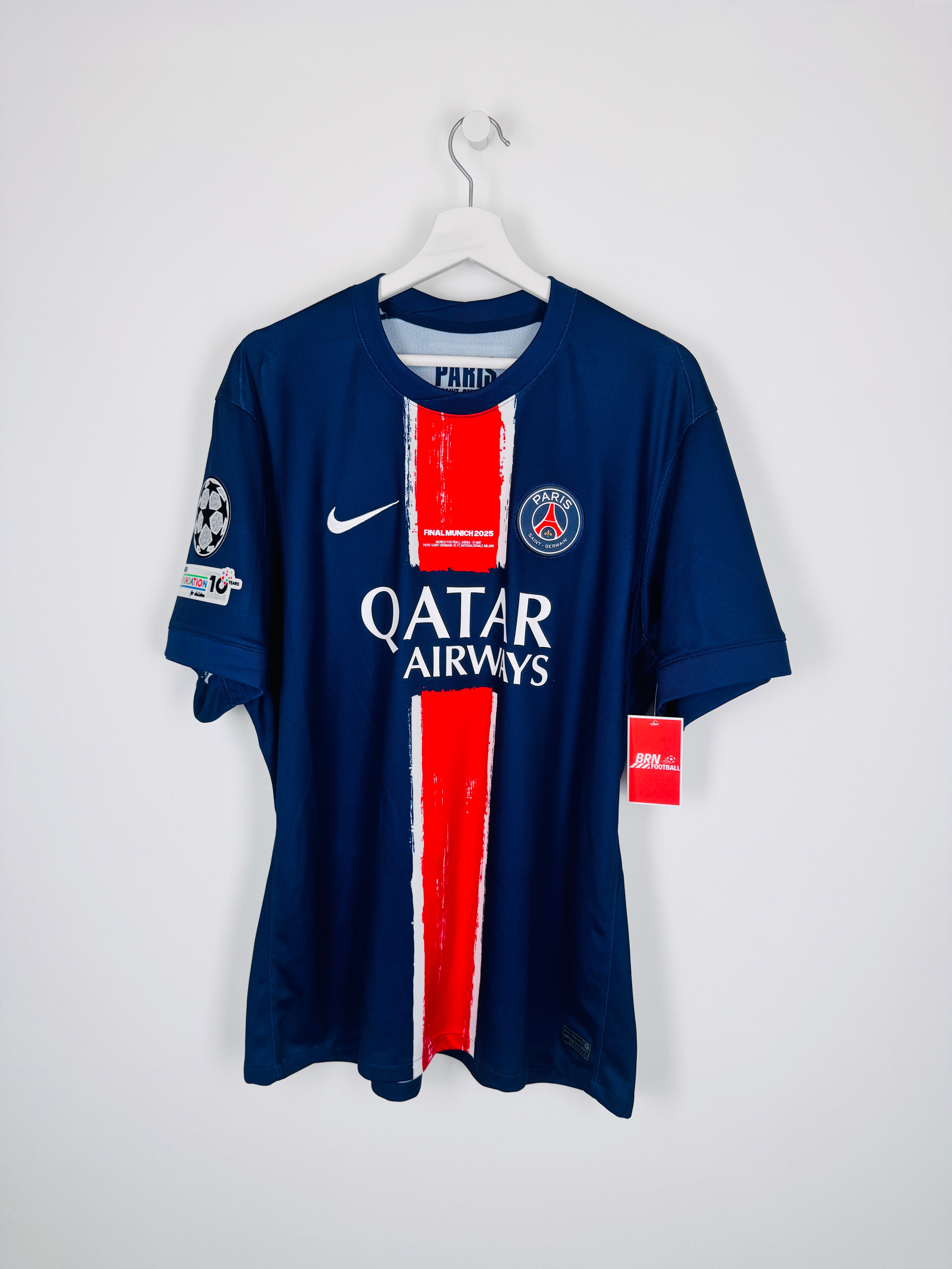 PSG FOOTBALL JERSEY 1997/1998 HOME - NGOTTY #4 (S)