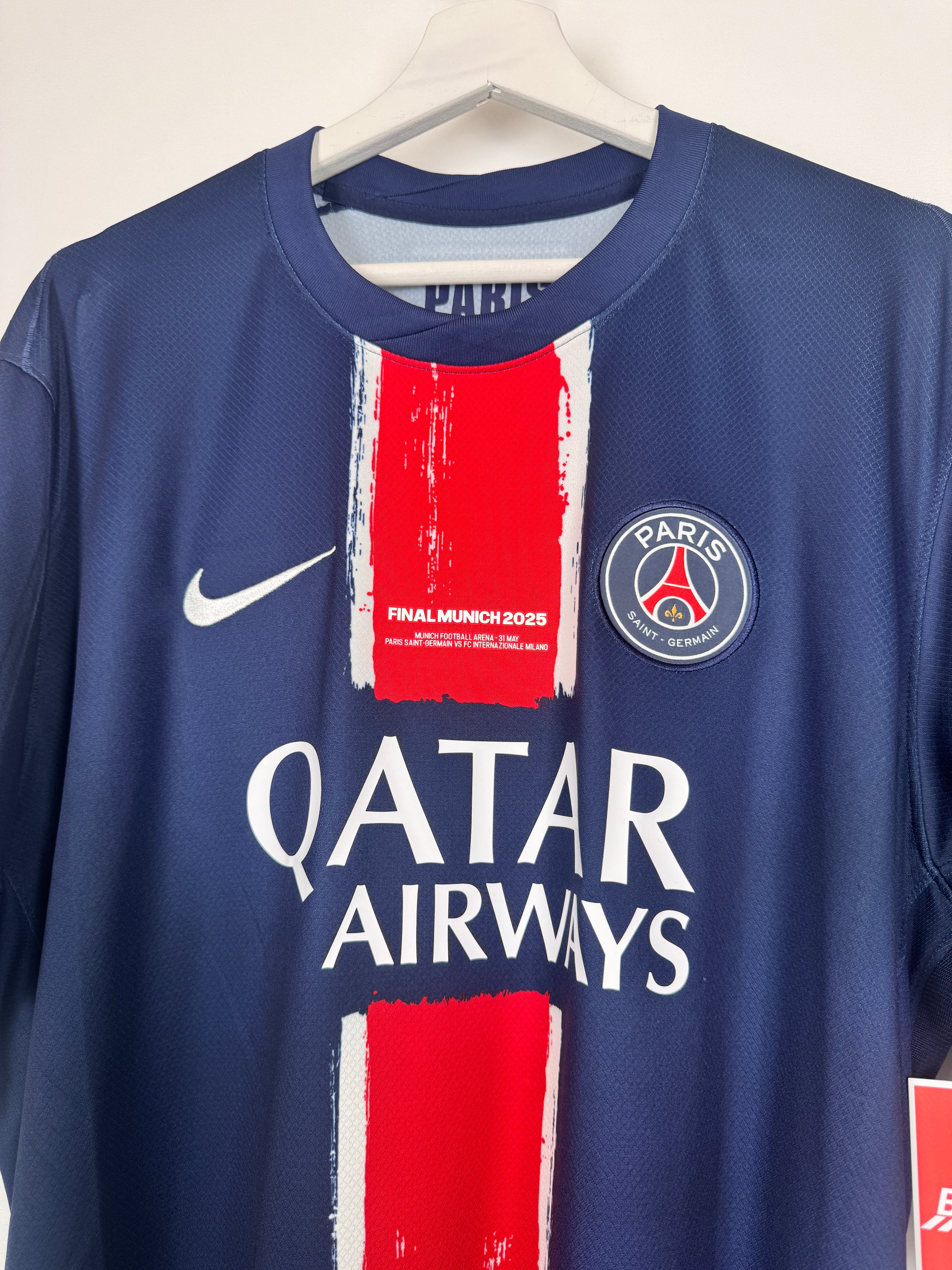 PSG FOOTBALL JERSEY 1997/1998 HOME - NGOTTY #4 (S)