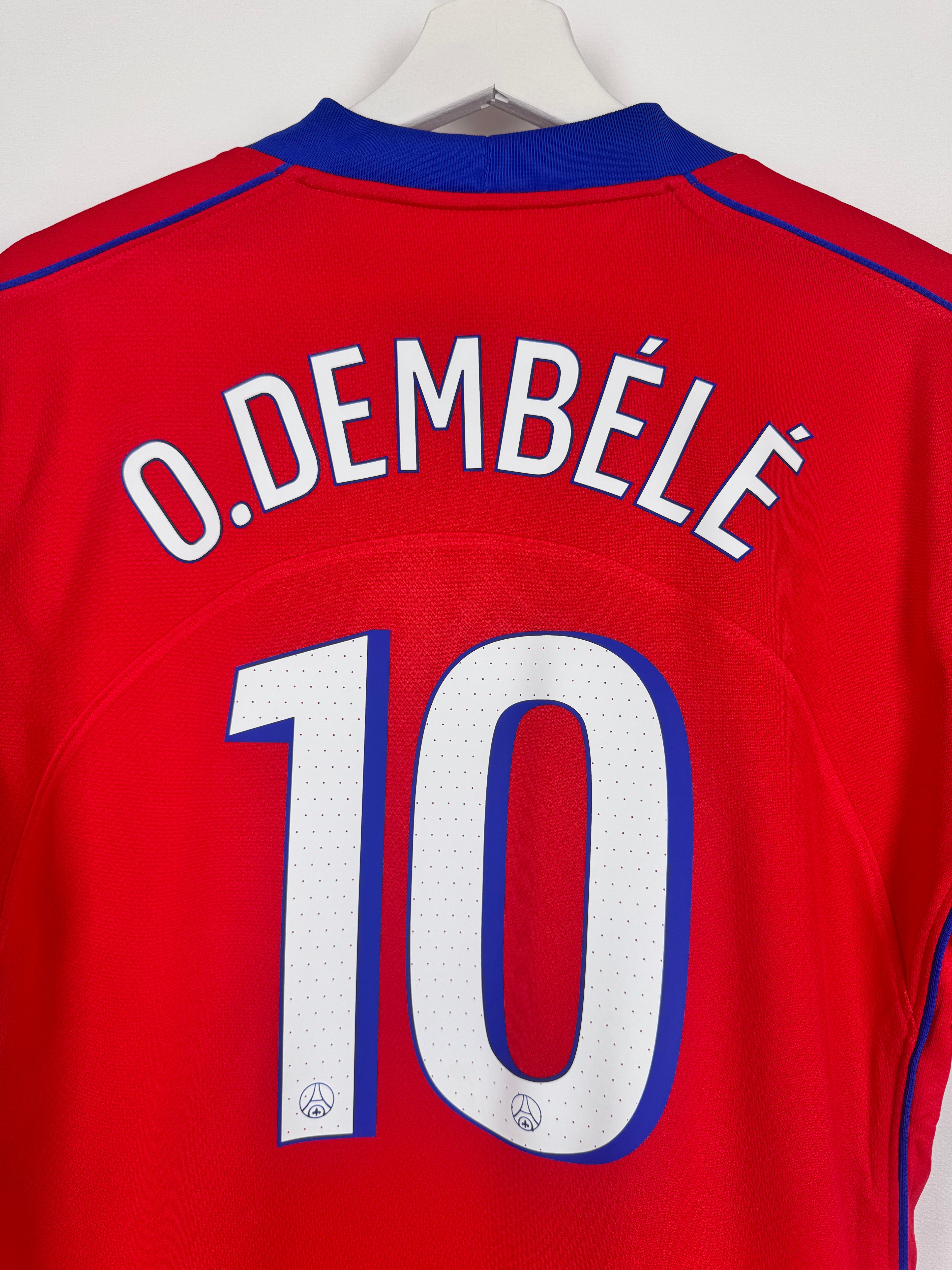 PSG FOOTBALL JERSEY 1997/1998 HOME - NGOTTY #4 (S)