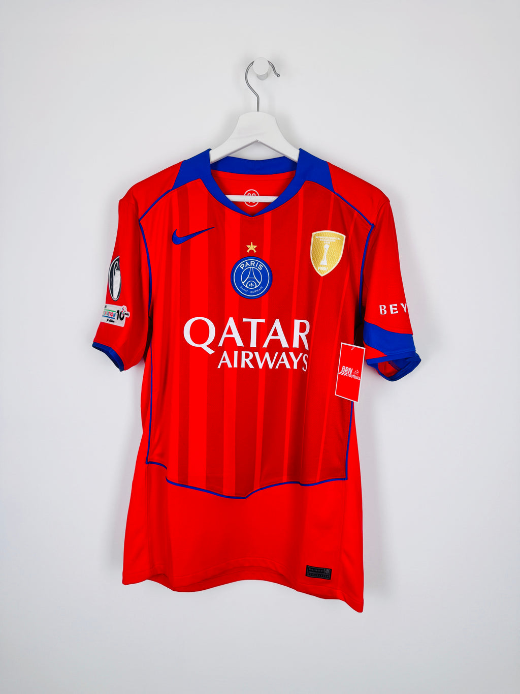 PSG FOOTBALL JERSEY 1997/1998 HOME - NGOTTY #4 (S)