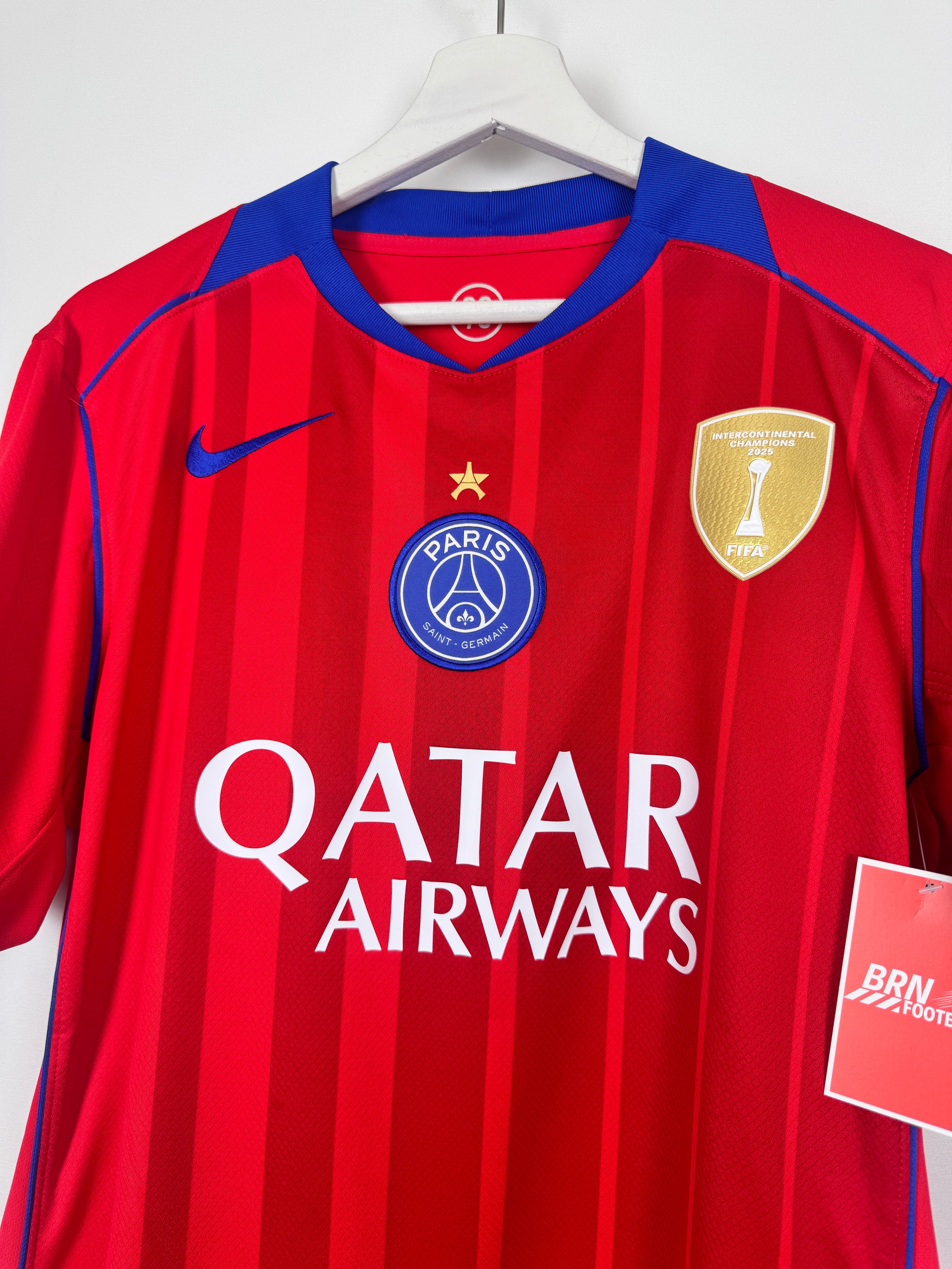 PSG FOOTBALL JERSEY 1997/1998 HOME - NGOTTY #4 (S)