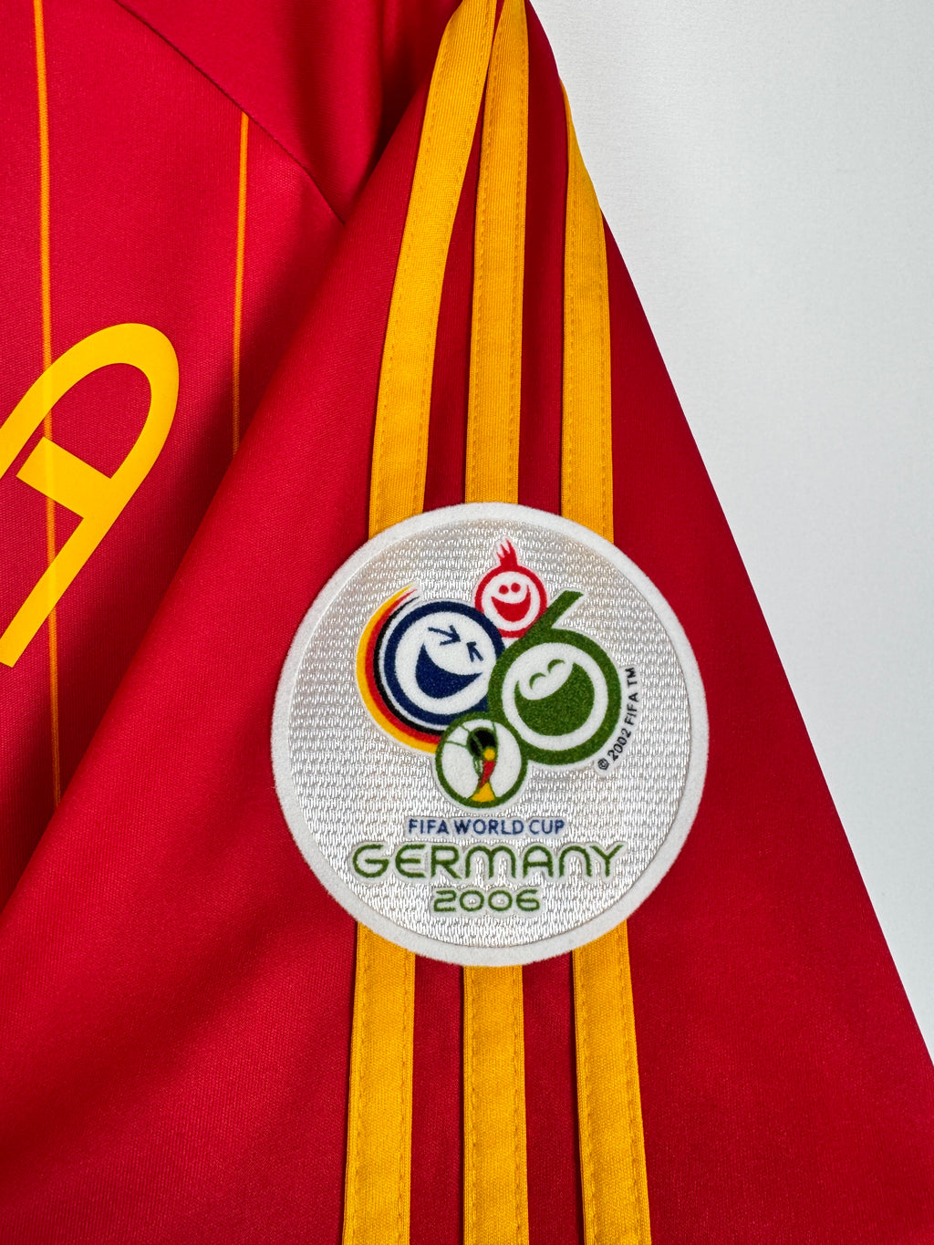 2006 SPAIN HOME FOOTBALL SHIRT - DAVID VILLA #21 (XL)