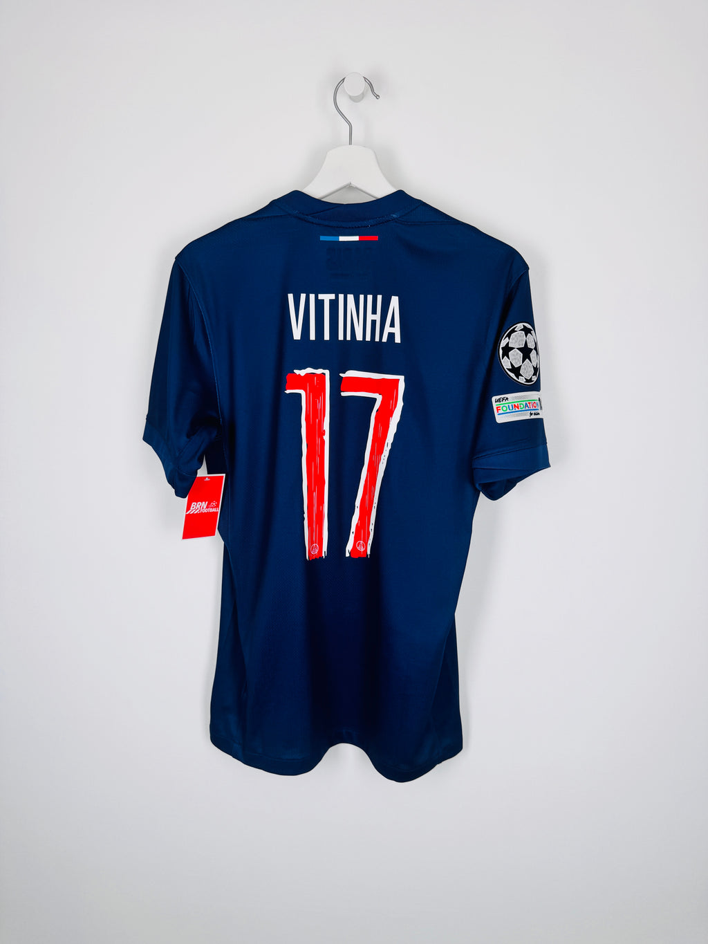 PSG FOOTBALL JERSEY 1997/1998 HOME - NGOTTY #4 (S)