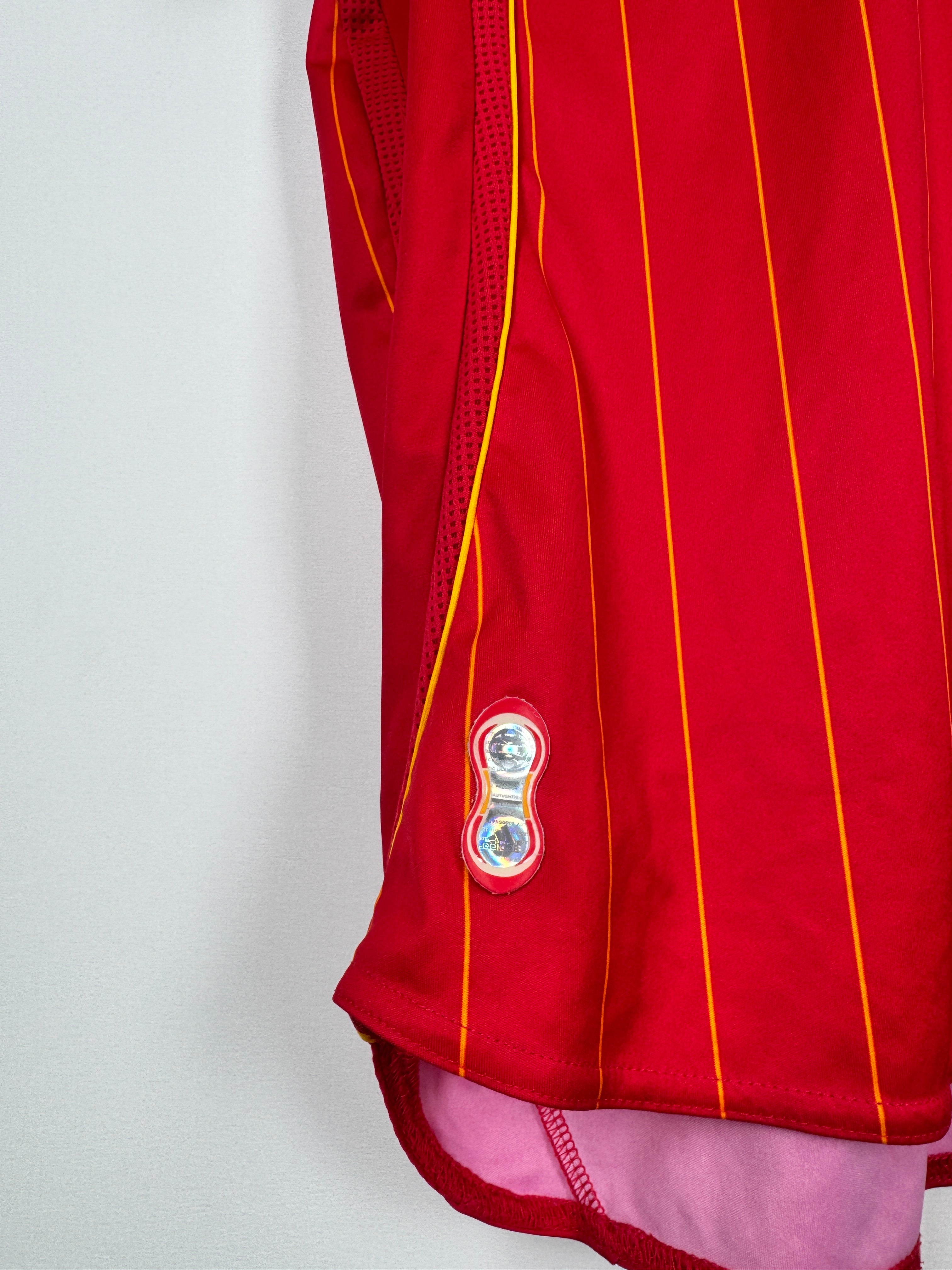 2006 SPAIN HOME FOOTBALL SHIRT - DAVID VILLA #21 (XL)