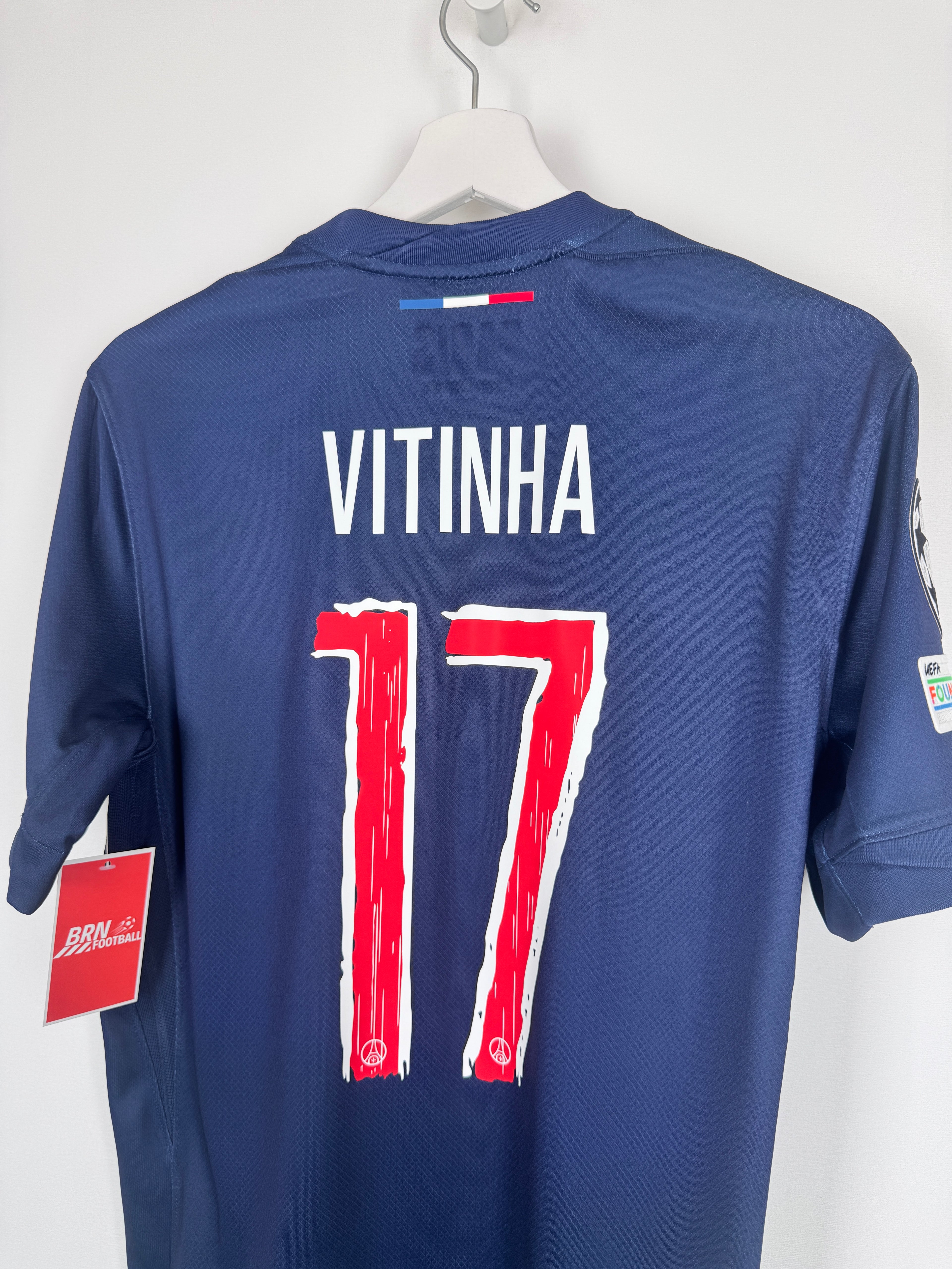 PSG FOOTBALL JERSEY 1997/1998 HOME - NGOTTY #4 (S)