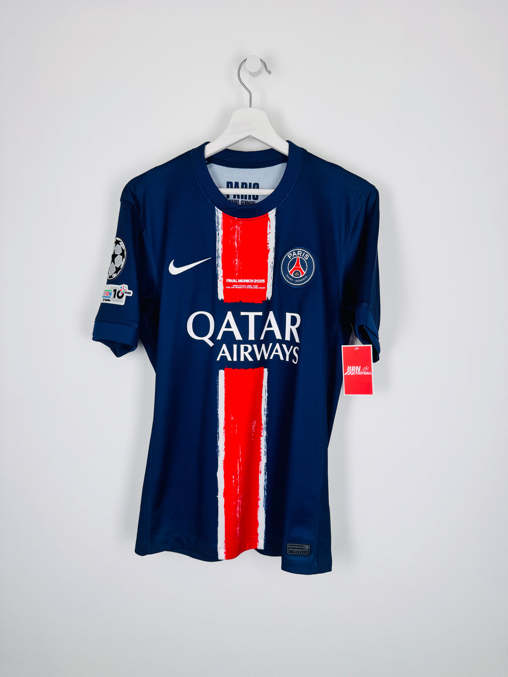 PSG FOOTBALL JERSEY 1997/1998 HOME - NGOTTY #4 (S)
