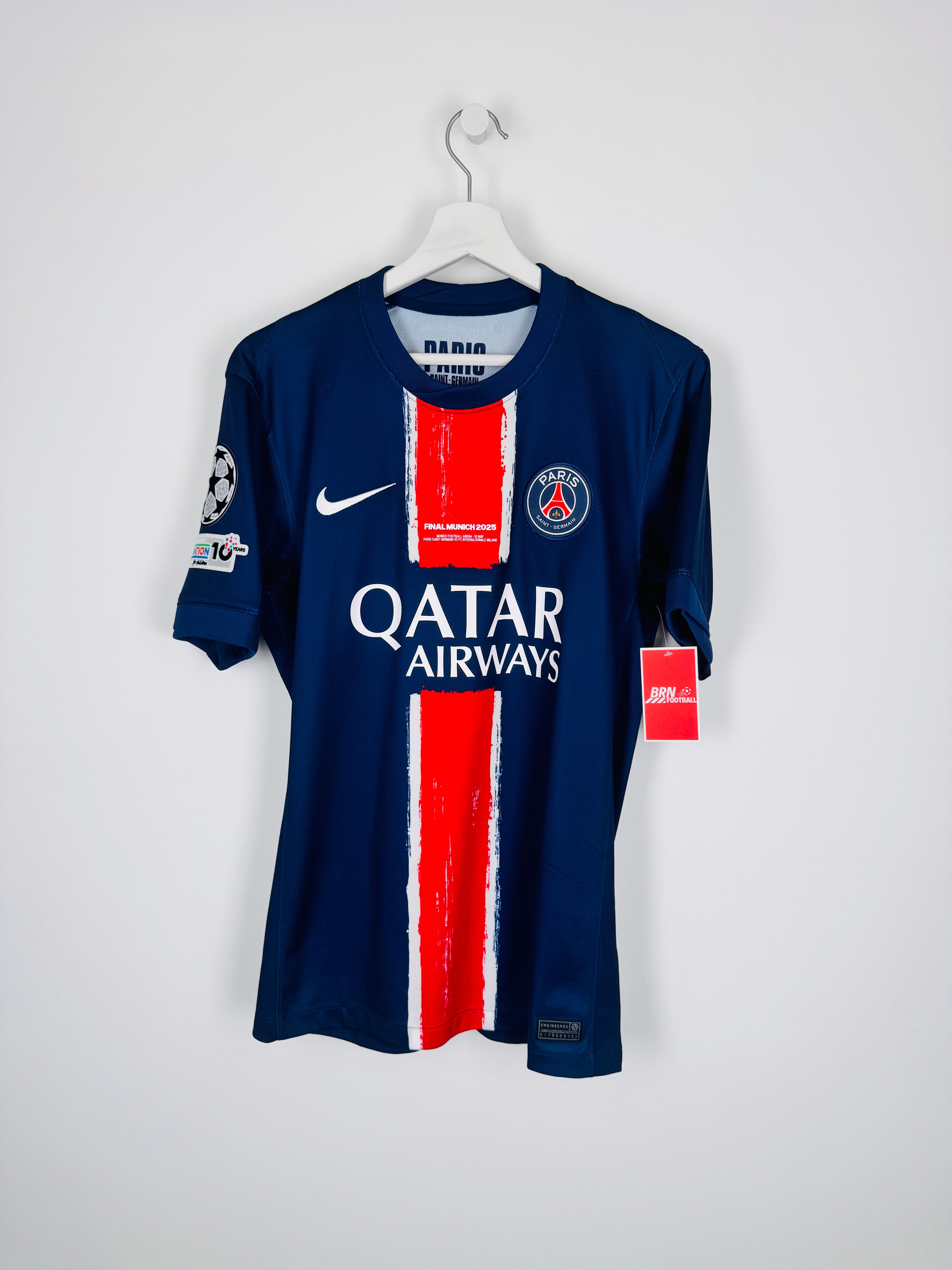 PSG FOOTBALL JERSEY 1997/1998 HOME - NGOTTY #4 (S)