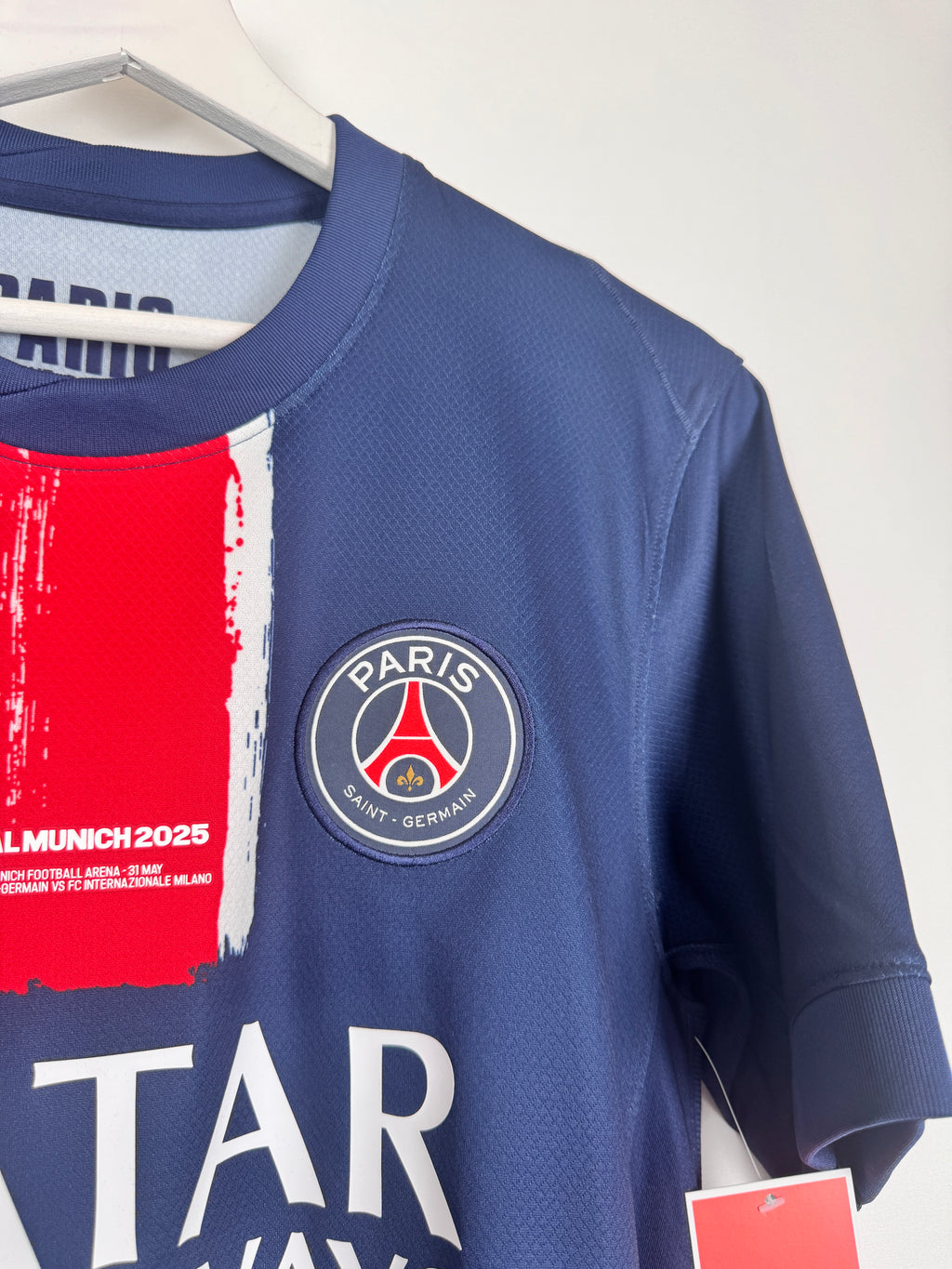 PSG FOOTBALL JERSEY 1997/1998 HOME - NGOTTY #4 (S)