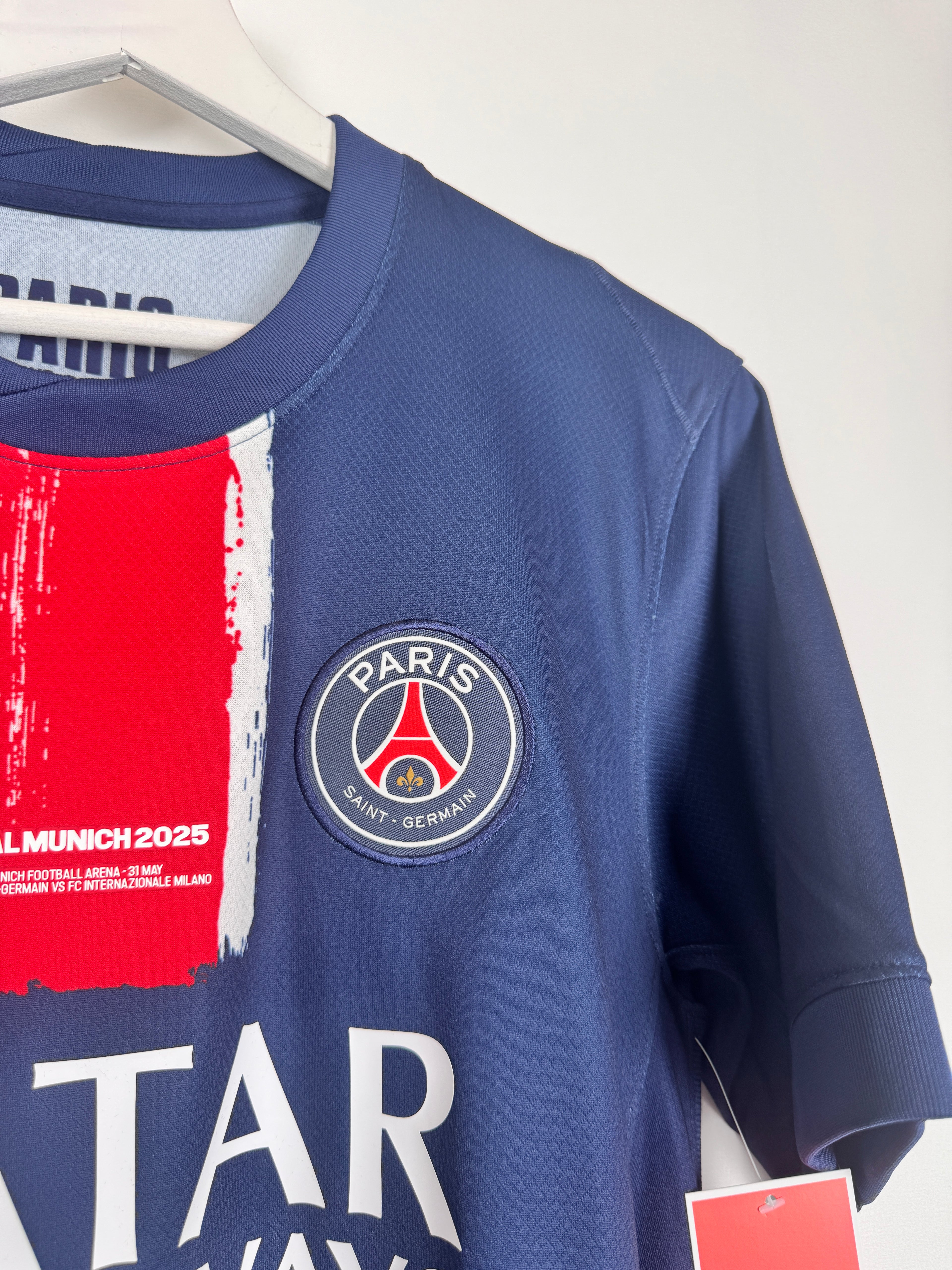 PSG FOOTBALL JERSEY 1997/1998 HOME - NGOTTY #4 (S)
