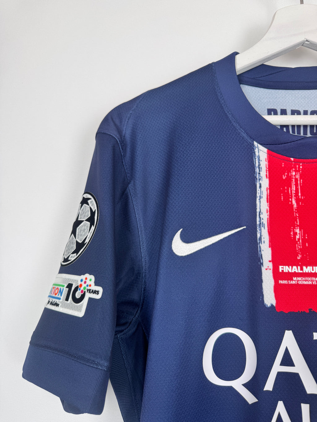PSG FOOTBALL JERSEY 1997/1998 HOME - NGOTTY #4 (S)