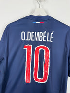 PSG FOOTBALL JERSEY 2024/2025 HOME MUNICH FINAL - O.DEMBÉLÉ #10 (L)