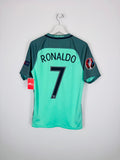 MAILLOT DE FOOTBALL PORTUGAL 2016 EXTÉRIEUR - CRISTIANO RONALDO #7 (S)