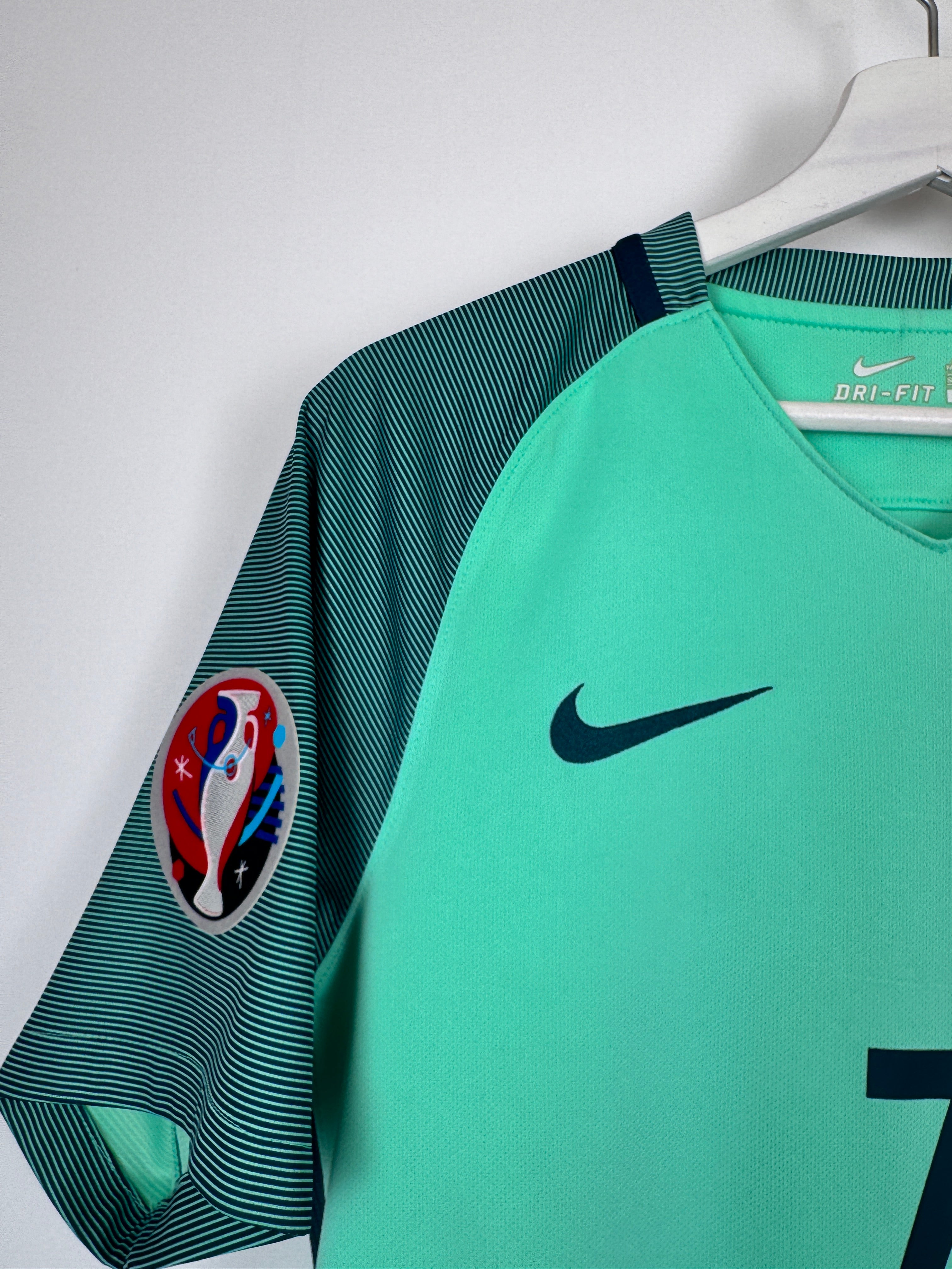 MAILLOT DE FOOTBALL PORTUGAL 2016 EXTÉRIEUR - CRISTIANO RONALDO #7 (S)