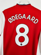 ARSENAL 2021/2022 HOME FOOTBALL JERSEY - ODEGAARD #8 (M)