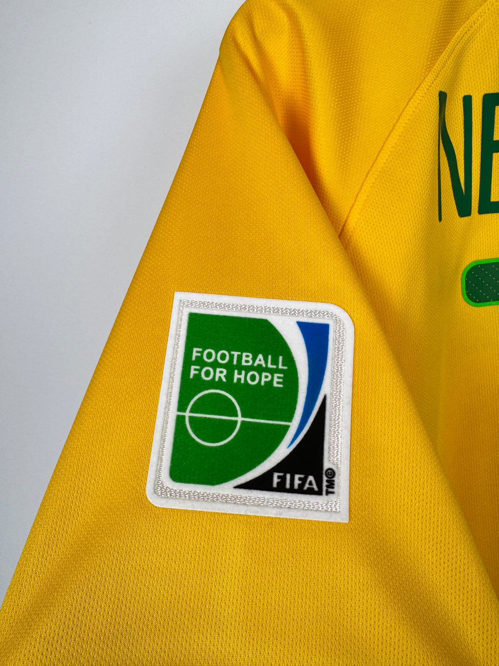 MAILLOT DE FOOTBALL BRÉSIL 2014 DOMICILE - NEYMAR JR #10 (L)