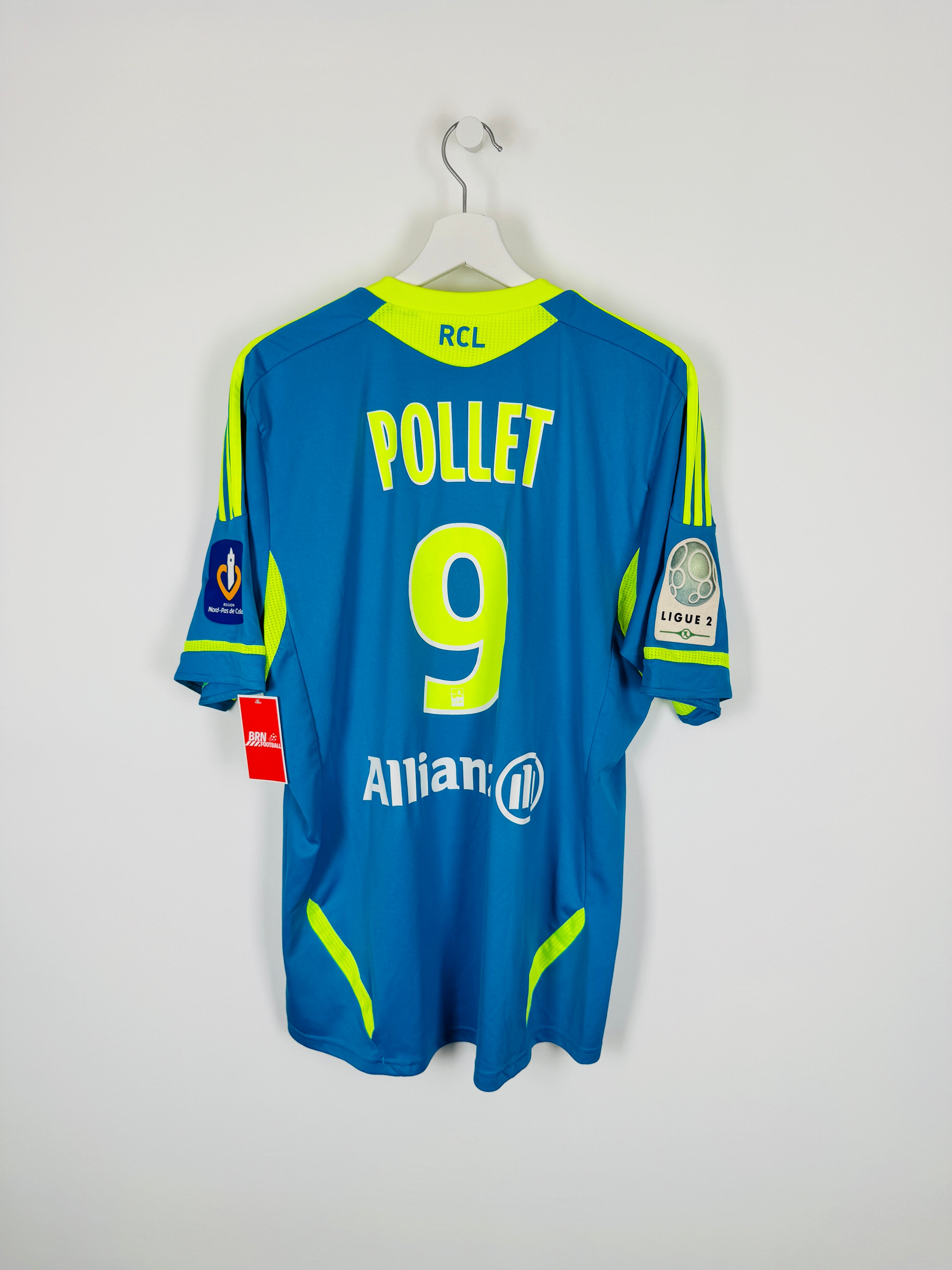 LENS FOOTBALL JERSEY 2011/2012 AWAY - POLLET #9 (L)