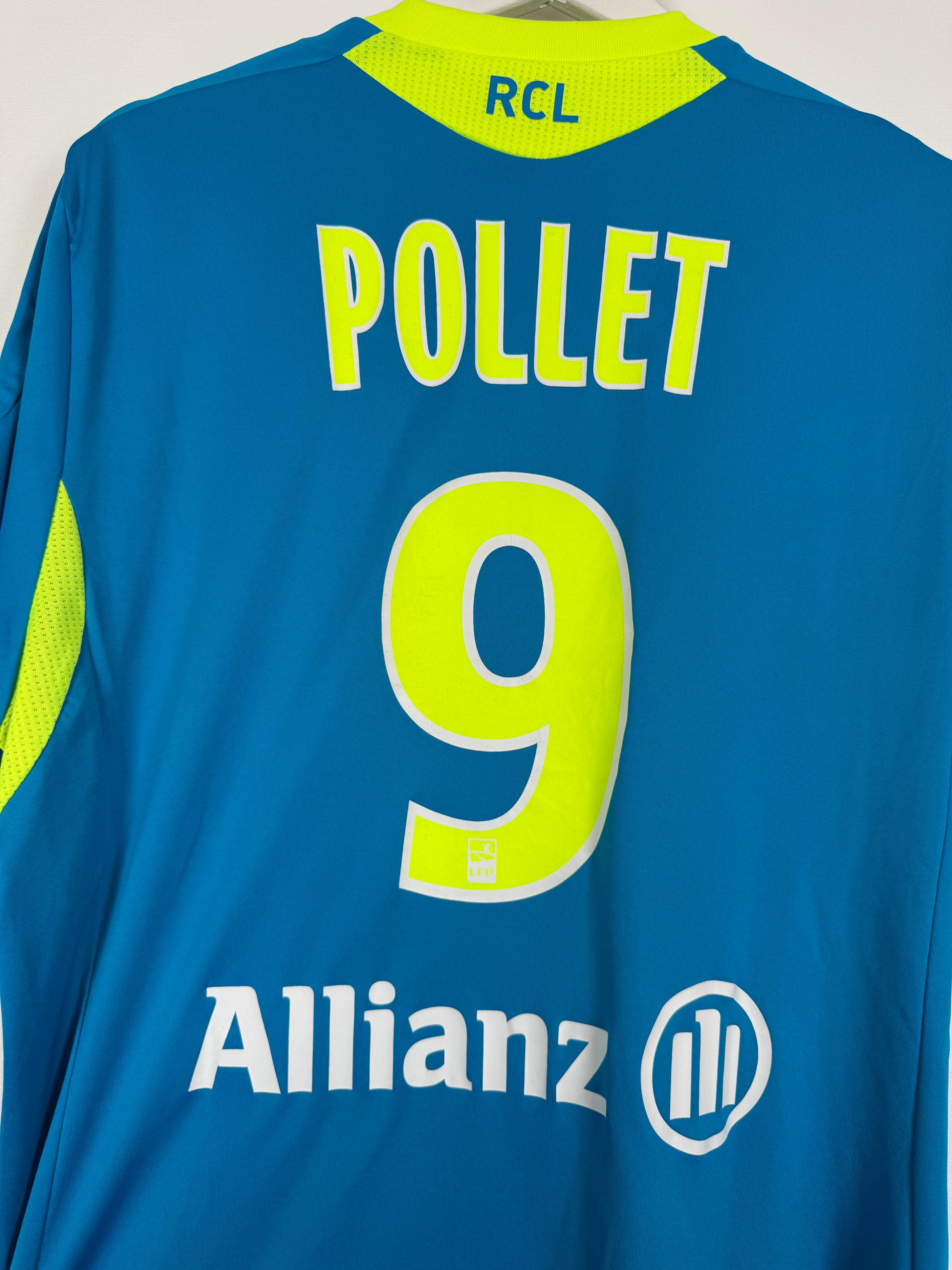 LENS FOOTBALL JERSEY 2011/2012 AWAY - POLLET #9 (L)