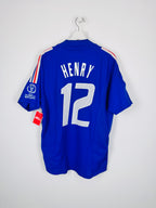MAILLOT DE FOOTBALL ÉQUIPE DE FRANCE 2002 DOMICILE - THIERRY HENRY #12 (L)