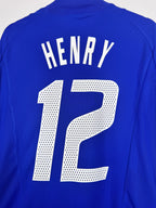 MAILLOT DE FOOTBALL ÉQUIPE DE FRANCE 2002 DOMICILE - THIERRY HENRY #12 (L)
