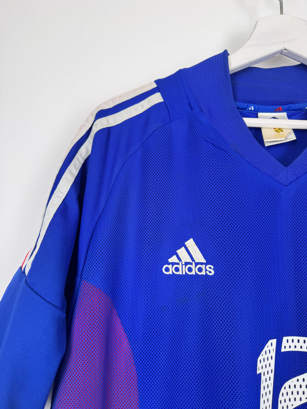MAILLOT DE FOOTBALL ÉQUIPE DE FRANCE 2002 DOMICILE - THIERRY HENRY #12 (L)