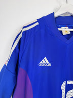MAILLOT DE FOOTBALL ÉQUIPE DE FRANCE 2002 DOMICILE - THIERRY HENRY #12 (L)