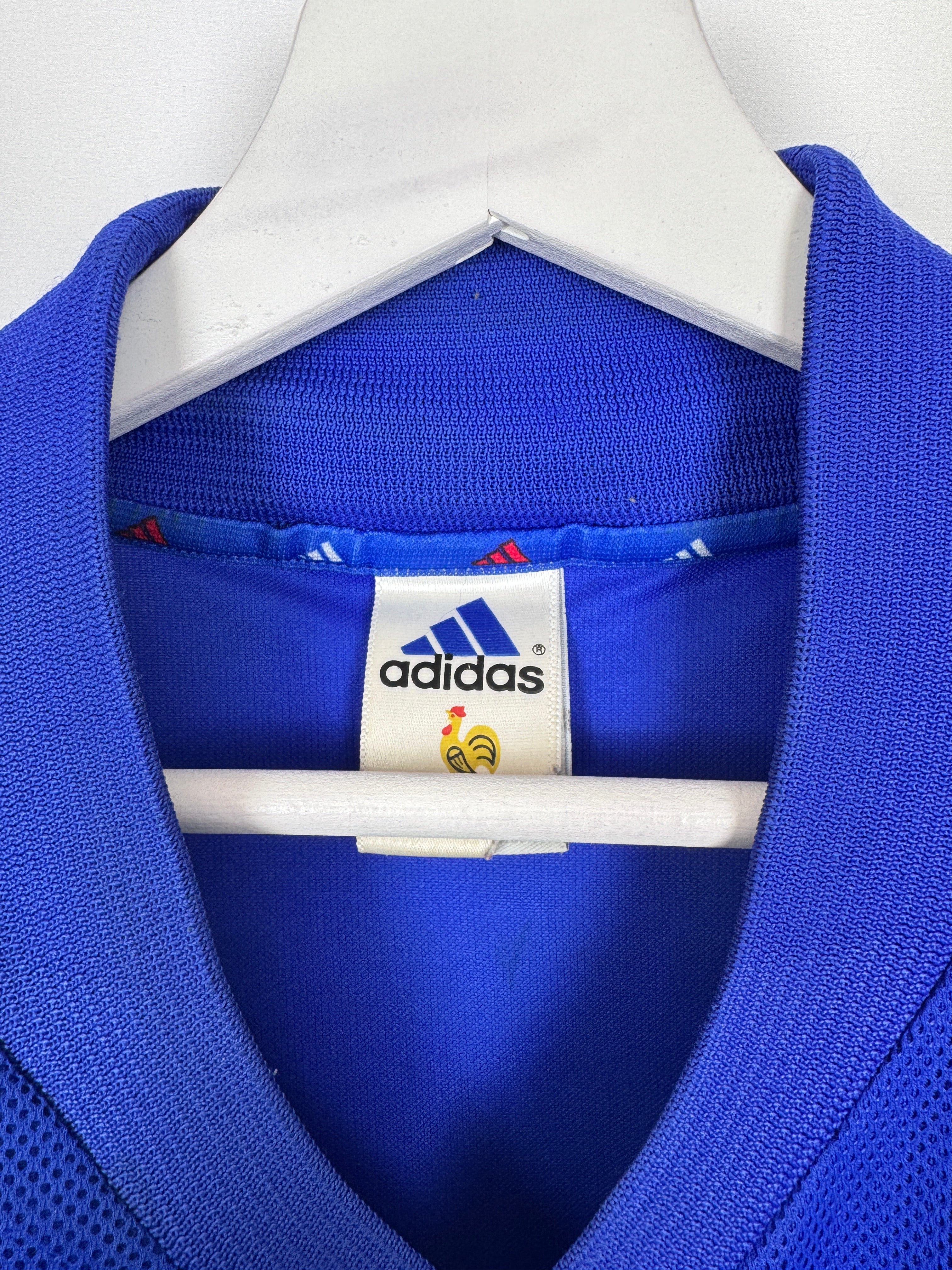 MAILLOT DE FOOTBALL ÉQUIPE DE FRANCE 2002 DOMICILE - THIERRY HENRY #12 (L)