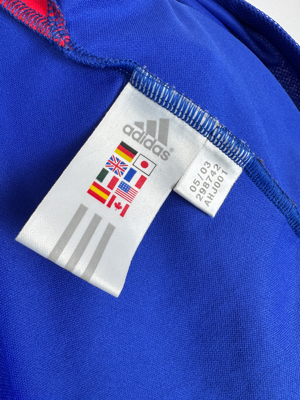 MAILLOT DE FOOTBALL ÉQUIPE DE FRANCE 2002 DOMICILE - THIERRY HENRY #12 (L)