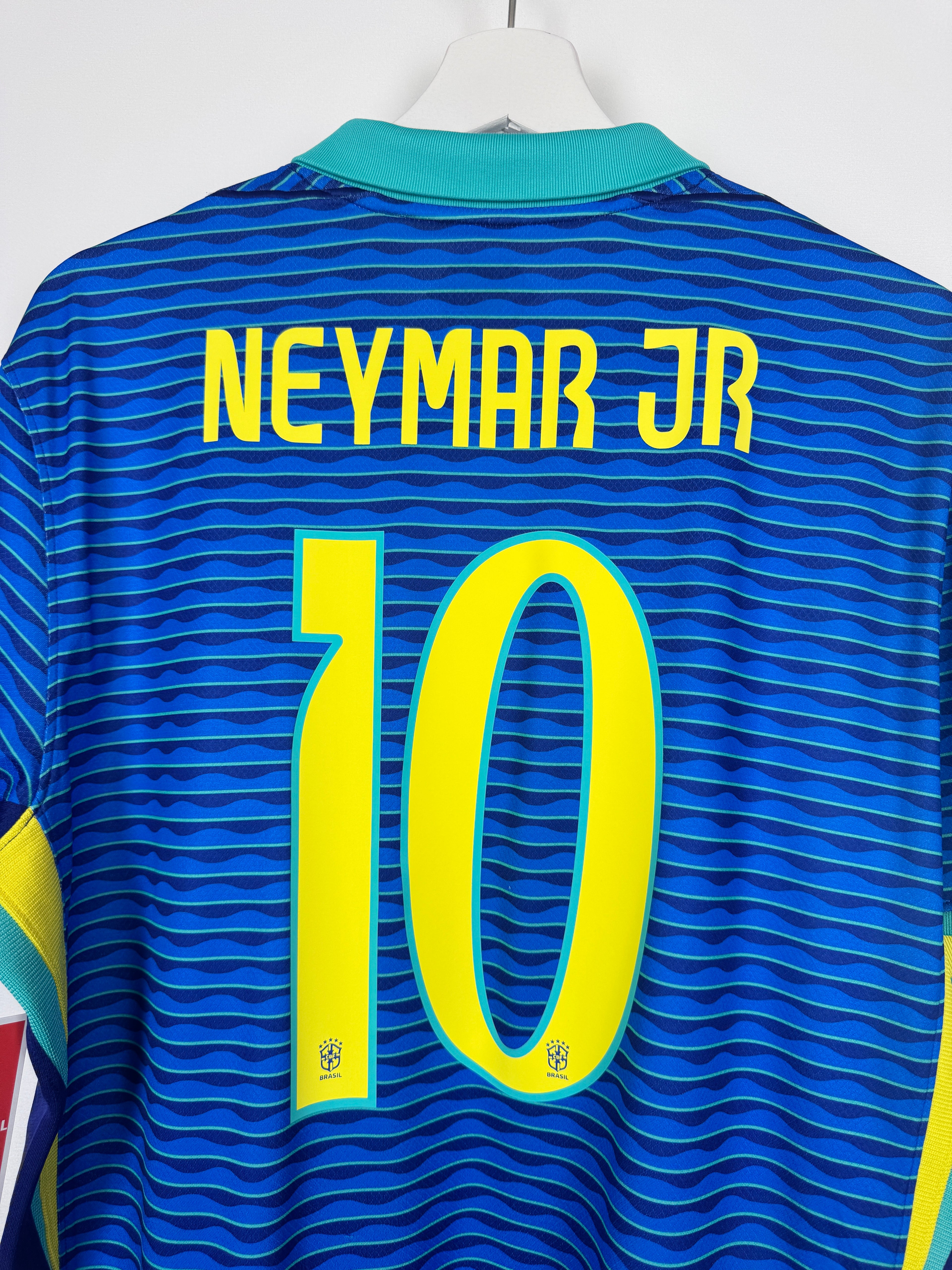 MAILLOT DE FOOTBALL BRÉSIL 2024 EXTÉRIEUR - NEYMAR JR #10 (L)