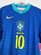 MAILLOT DE FOOTBALL BRÉSIL 2024 EXTÉRIEUR - NEYMAR JR #10 (L)