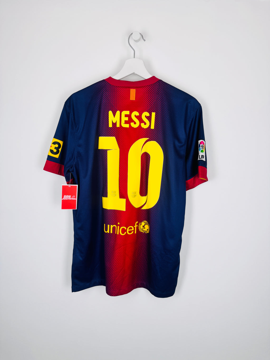 MAILLOT DE FOOTBALL BARCELONE 2012/2013 DOMICILE - LEO MESSI #10 (M)
